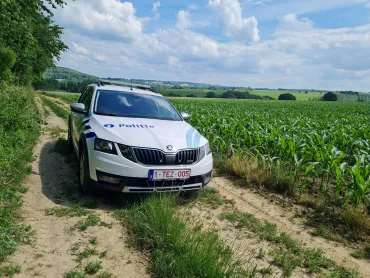 Politievoertuig lokale politie