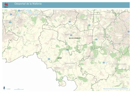 carte ZP Binche-Anderlues/Lermes