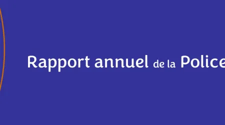 Banner Rapport annuel 2023 - Police Fédérale