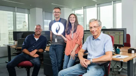 Fiers de mettre leurs connaissances technologiques au service des collègues