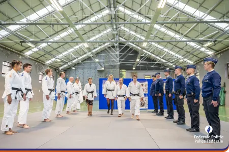 Collaboration exceptionnelle entre la police et Judo Belgium: « Le respect, partout et toujours »