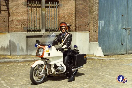Jean, le plus ancien policier de la route en activité en Belgique