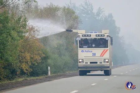 Plus de 300 policiers engagés dans la lutte contre les incendies dans les Hautes Fagnes