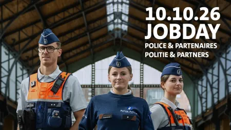 Participez au Jobday police & partenaires à Tour & Taxis !