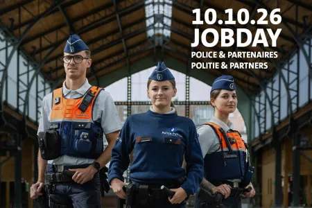 Participez au Jobday police & partenaires à Tour & Taxis !
