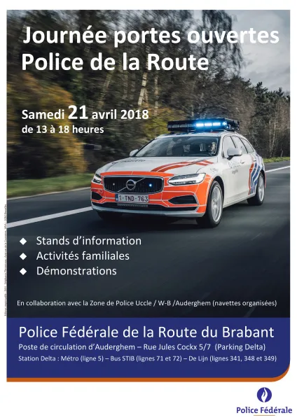 Journée Portes Ouvertes Police de la route Brabant