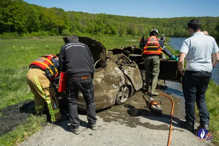 139 véhicules extraits des eaux de la Sambre