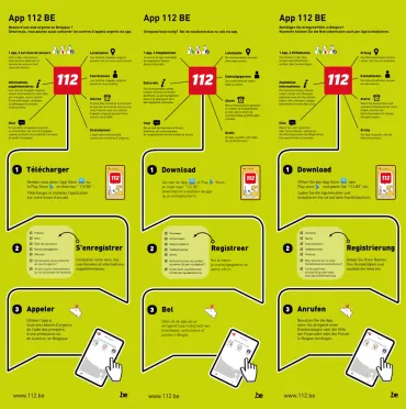 App « 112 BE »