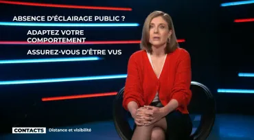 Contacts - Visibilité du piéton et virages corrects