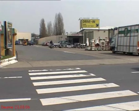 Homme blessé sur le parking du Makro