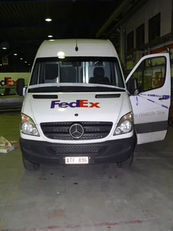 Attaque à main armée sur un transport FedEx à Machelen