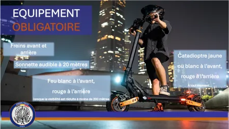 Personne sur une trottinette