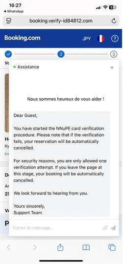 exemple arnaque booking 3