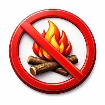 Interdiction de faire un feu de camp 